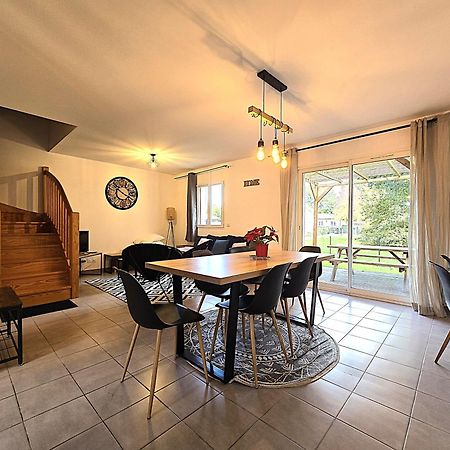 Le Clos Andree - Charmante Maison 8 Personnes - 5 Lits - Climatisation Reversible - Parking 3 Vehicules - Garage - Zone Nord Montauban - Terrasse Et Jardin 外观 照片