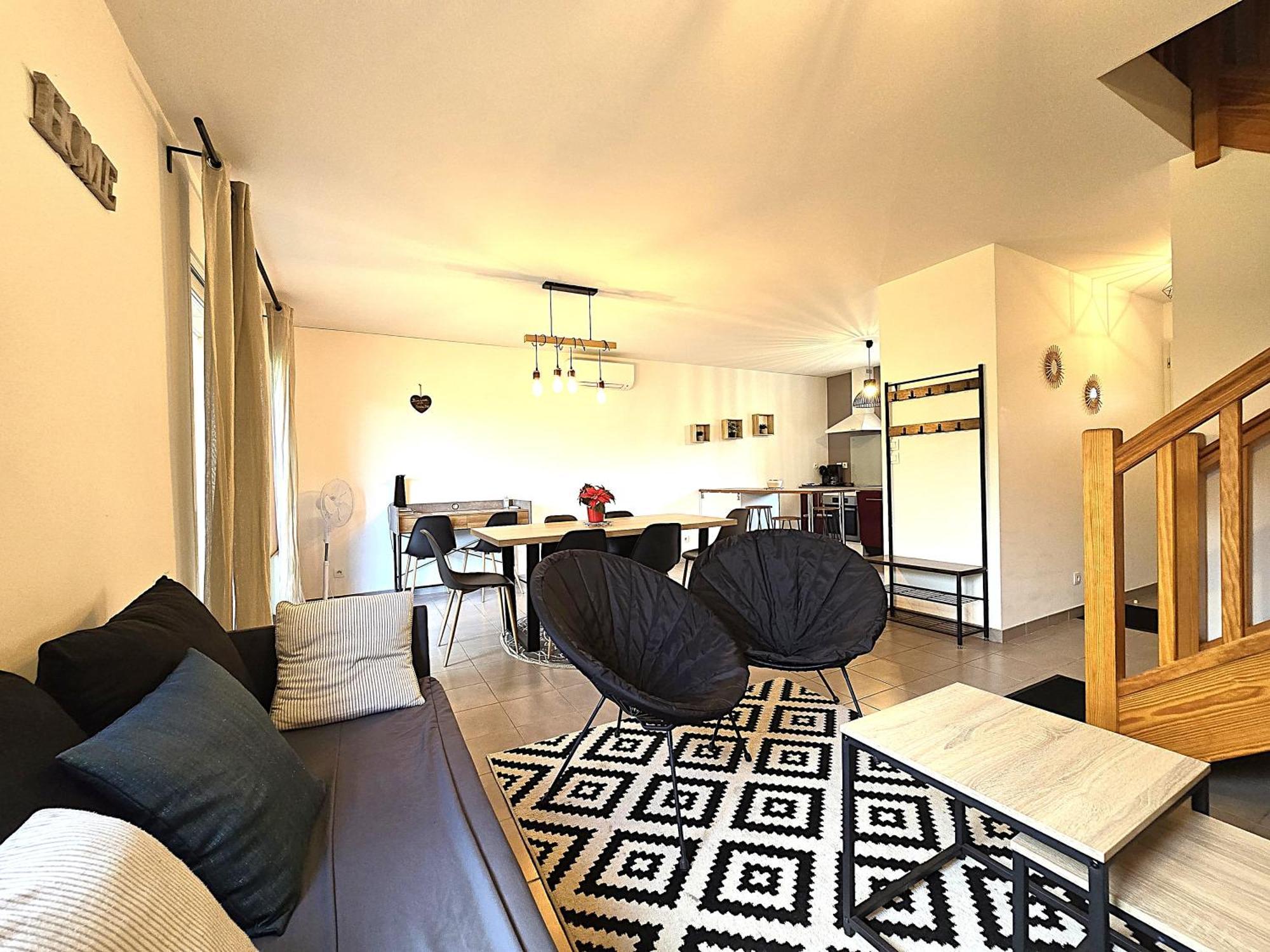 Le Clos Andree - Charmante Maison 8 Personnes - 5 Lits - Climatisation Reversible - Parking 3 Vehicules - Garage - Zone Nord Montauban - Terrasse Et Jardin 外观 照片